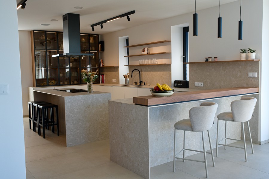 Dekton Ava - realizace rodinného domu